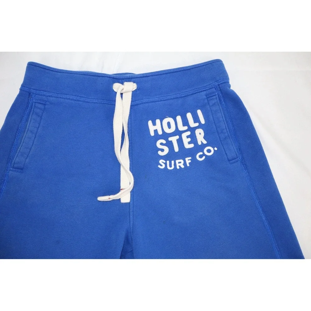 Hollister Shorts Men's Medium Royal Blue Fleece Shorts